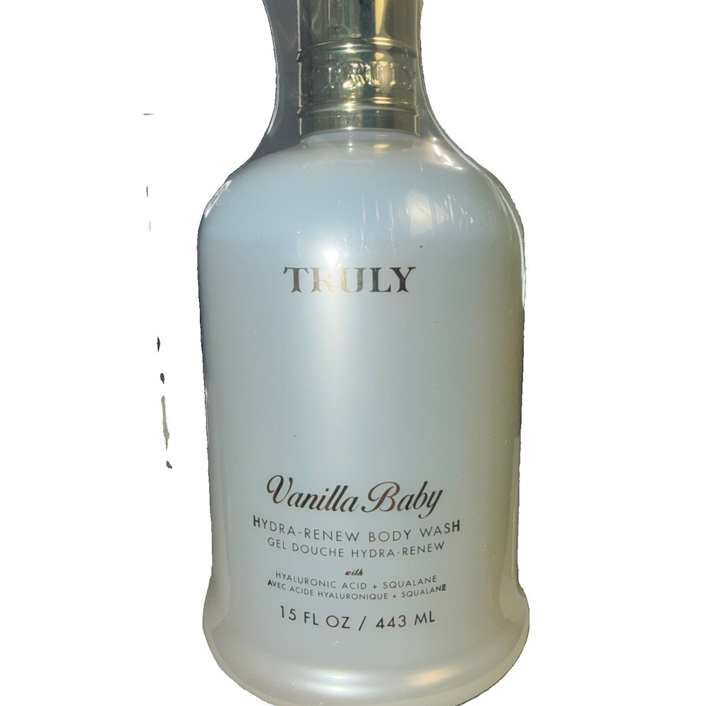 Truly Vanilla Baby Hydrating Body Wash Gel Vanilla Baby Scent 15‎ fl oz